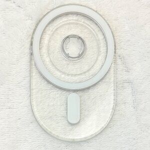 PopSocket PopGrip for MagSafe Magnetic Phone Grip Swappable Top Clear